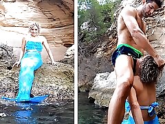 Mermaid Slut Seduces Me To Deepthroat My Dick While I Was Sailing With Mates